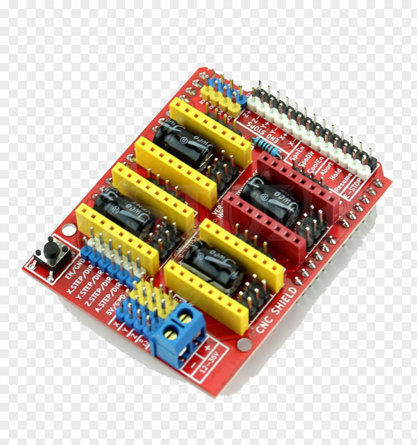 Arduino Button Pull Up Resistor Computer Numerical Control 3D Printing Stepper Motor CNC Router PNG