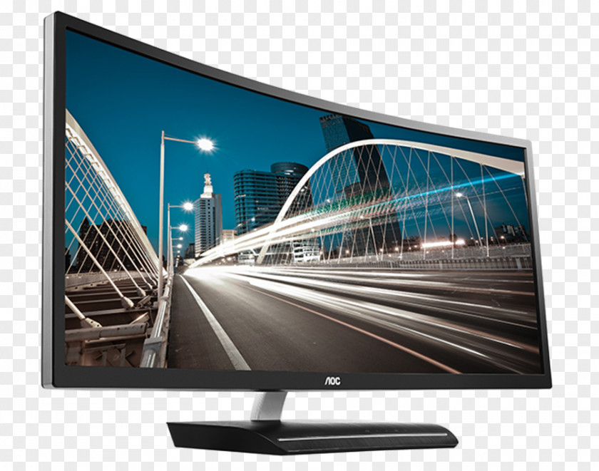 Filmadora AOC International Computer Monitors 21:9 Aspect Ratio LED-backlit LCD Display Device PNG
