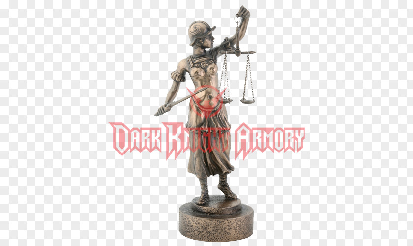 Lady Justice Marble Sculpture Bronze Statue PNG