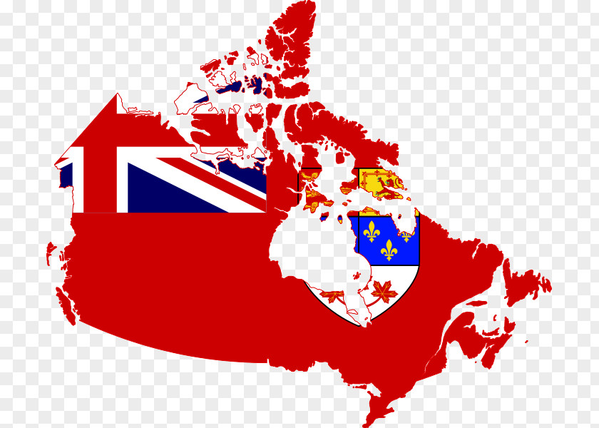 Map Of Canada Flag The United States PNG