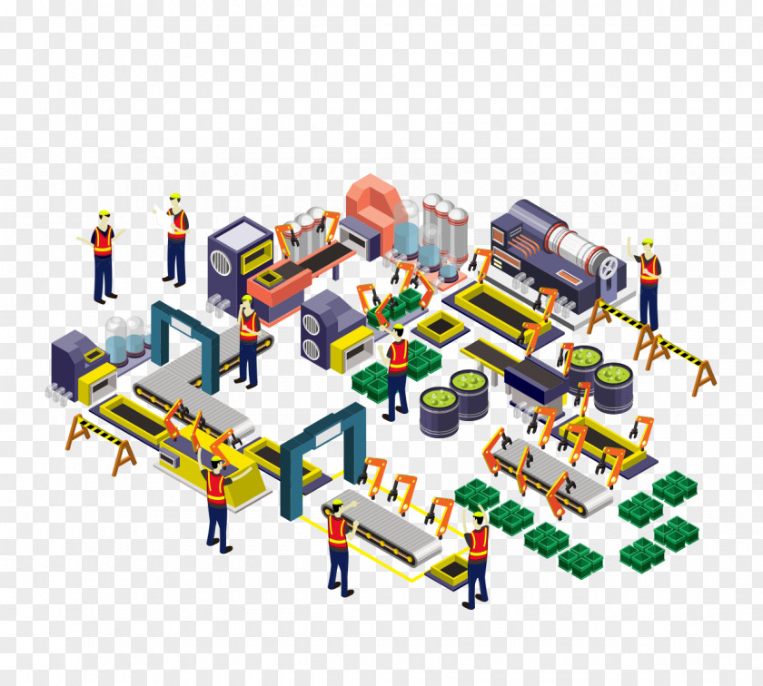 Modernization Of Industry Floor Factory PNG