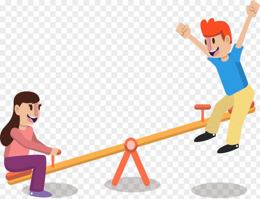 Happy Seesaw Child Clip Art PNG