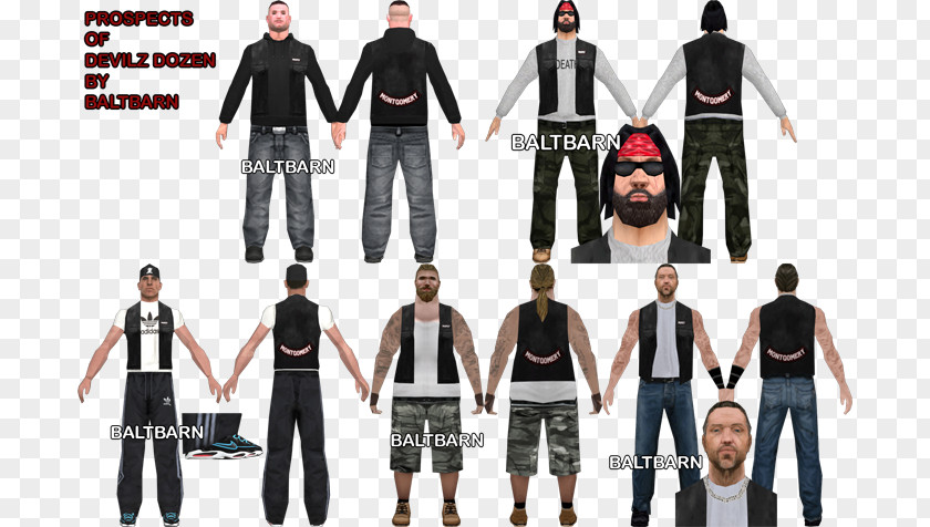 Motorcycle Club Mongols Grand Theft Auto: San Andreas Sons Of Silence PNG