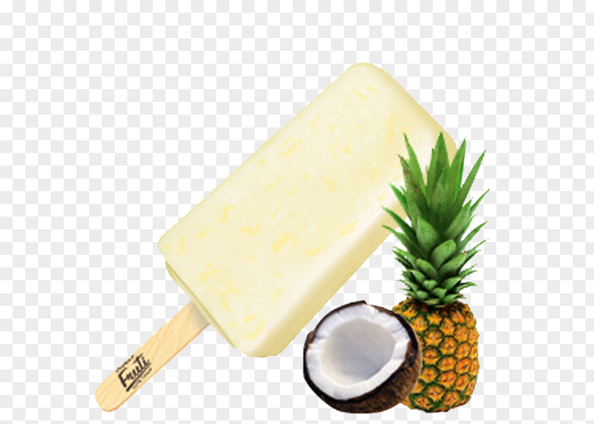 Pineapple Ice Cream Sorbet Pops Fruit PNG