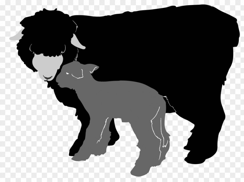 Sheep Goat Silhouette Clip Art PNG