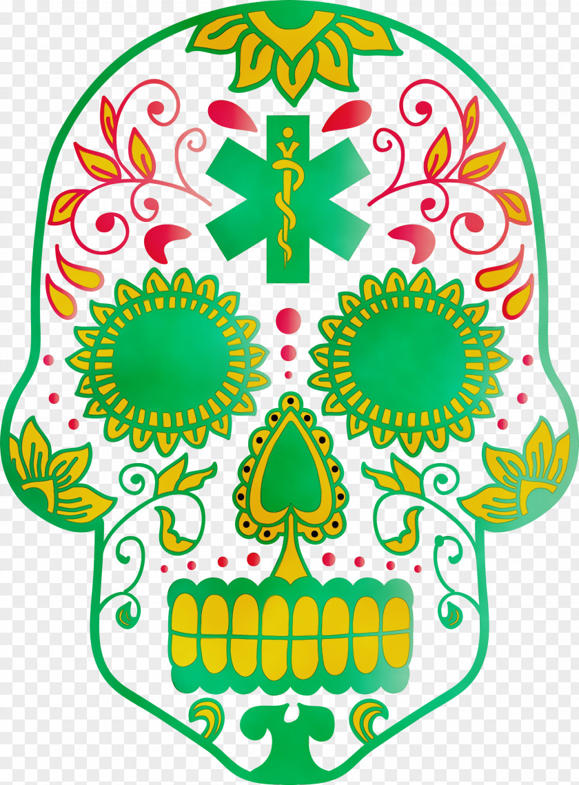 Visual Arts Silhouette Printmaking Day Of The Dead Cricut PNG