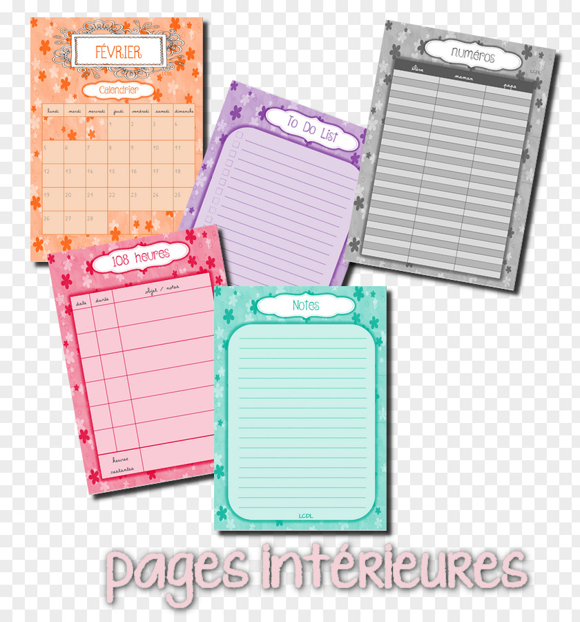 Cahier Paper 0 Notebook Ring Binder PNG