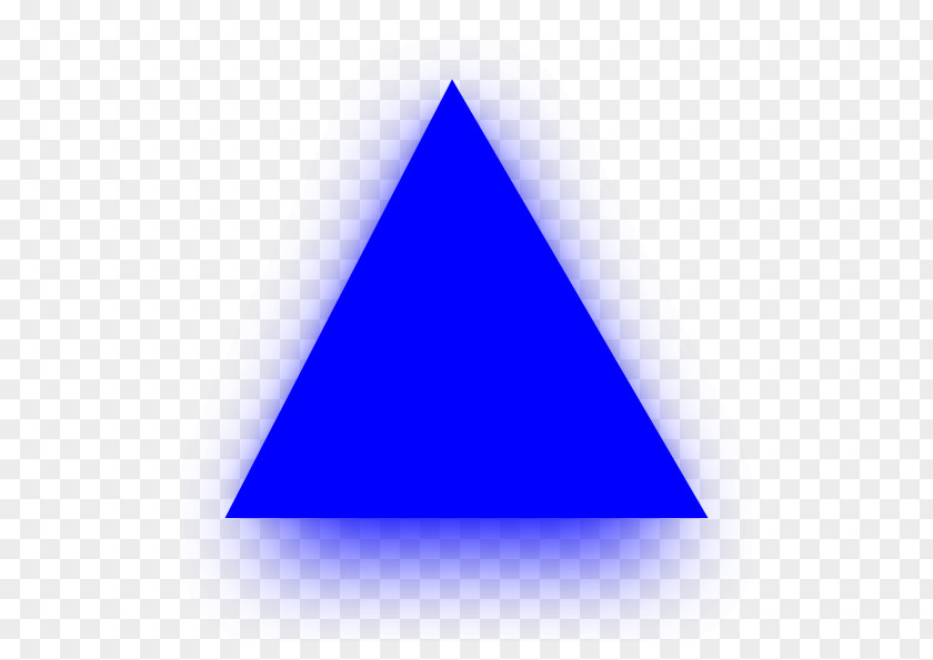Colourful Triangles Number Cobalt Blue Triangle Electric Purple PNG