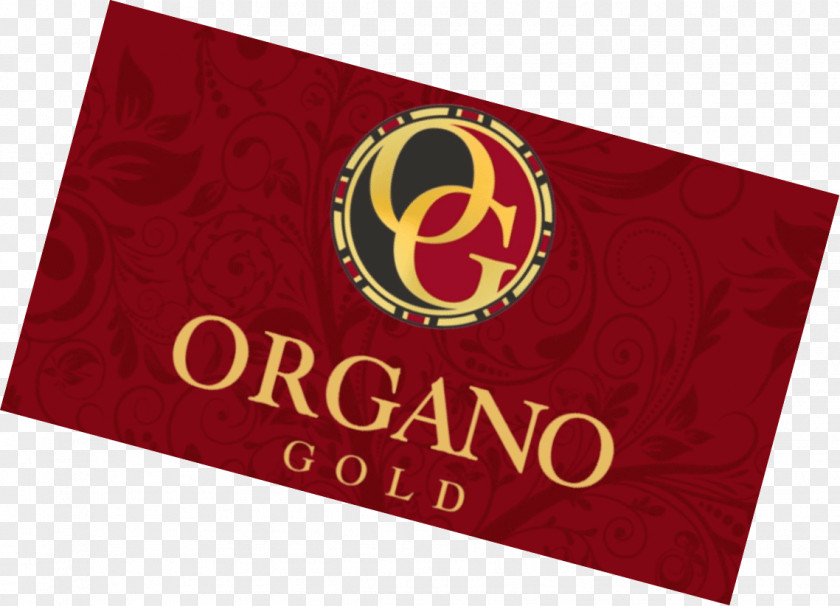Flag Brand Logo Organo Maroon Font PNG