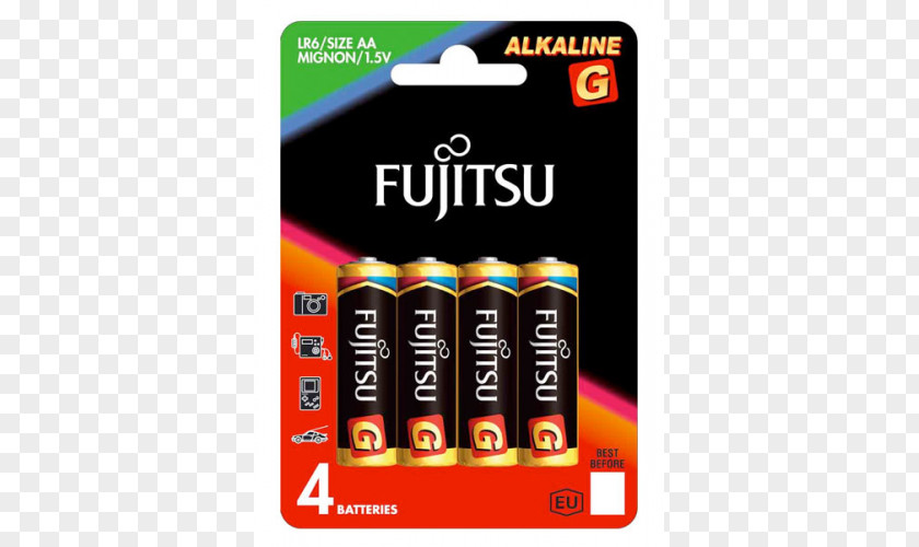 Half Price Electric Battery Alkaline AA Fujifilm Fujitsu PNG