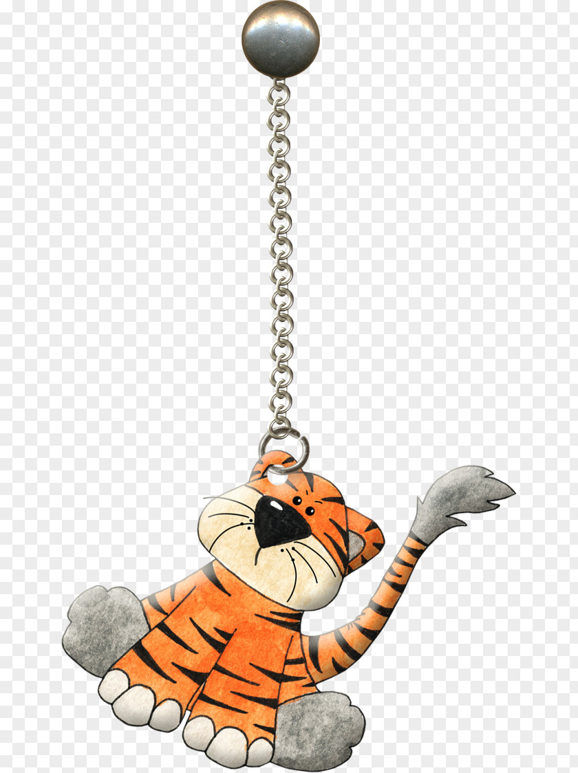 Tiger Pendant Poster Illustration PNG