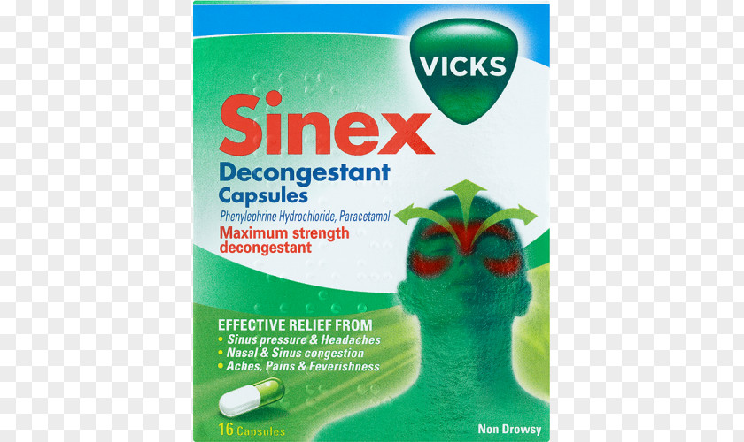 Allergy Vicks Sinex Decongestant Nasal Spray Oxymetazoline PNG