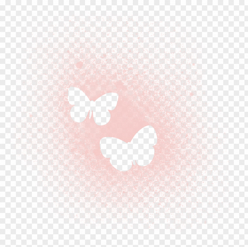 Fluorescent Butterfly Heart Computer Wallpaper PNG
