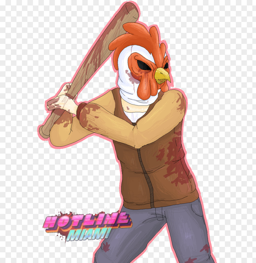 Hotline Miami Cartoon Muscle Legendary Creature PNG