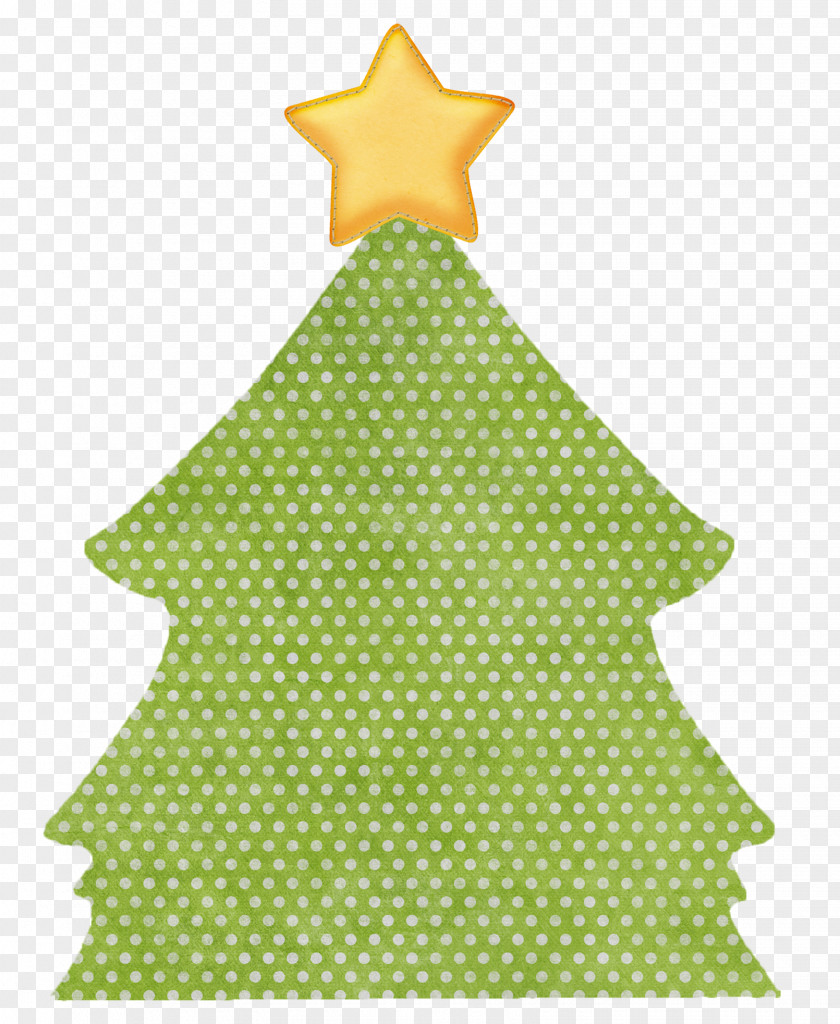 Tree Top View Paper Christmas Envelope Ornament PNG