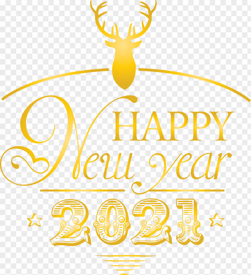 2021 Happy New Year PNG