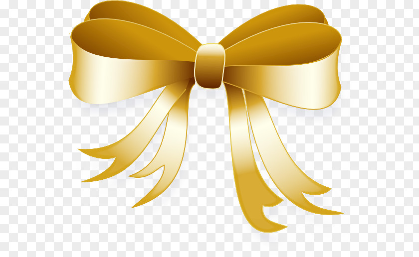 Embellishment Bow Tie Christmas Tree Gold PNG