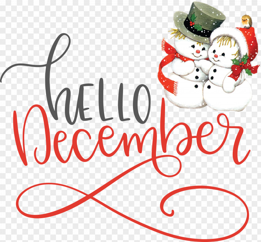 Hello December Winter PNG