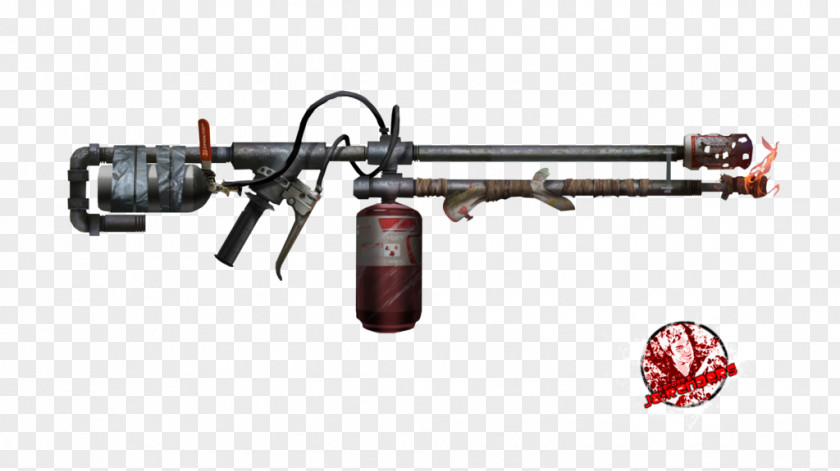 Machine Gun Flamethrower Weapon Clip Art PNG