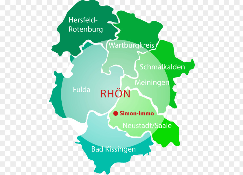 Map Rhön Mountains City Fulda Real Estate PNG