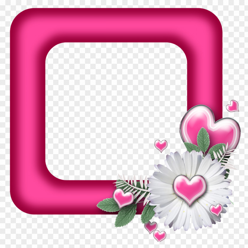 Pink Frame Picture Frames Paper Window Scrapbooking PNG