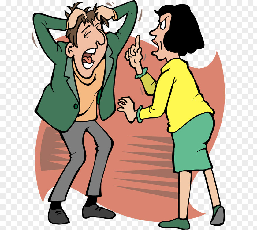 Siblings Fighting Cliparts Marriage Husband Wife Woman Clip Art PNG