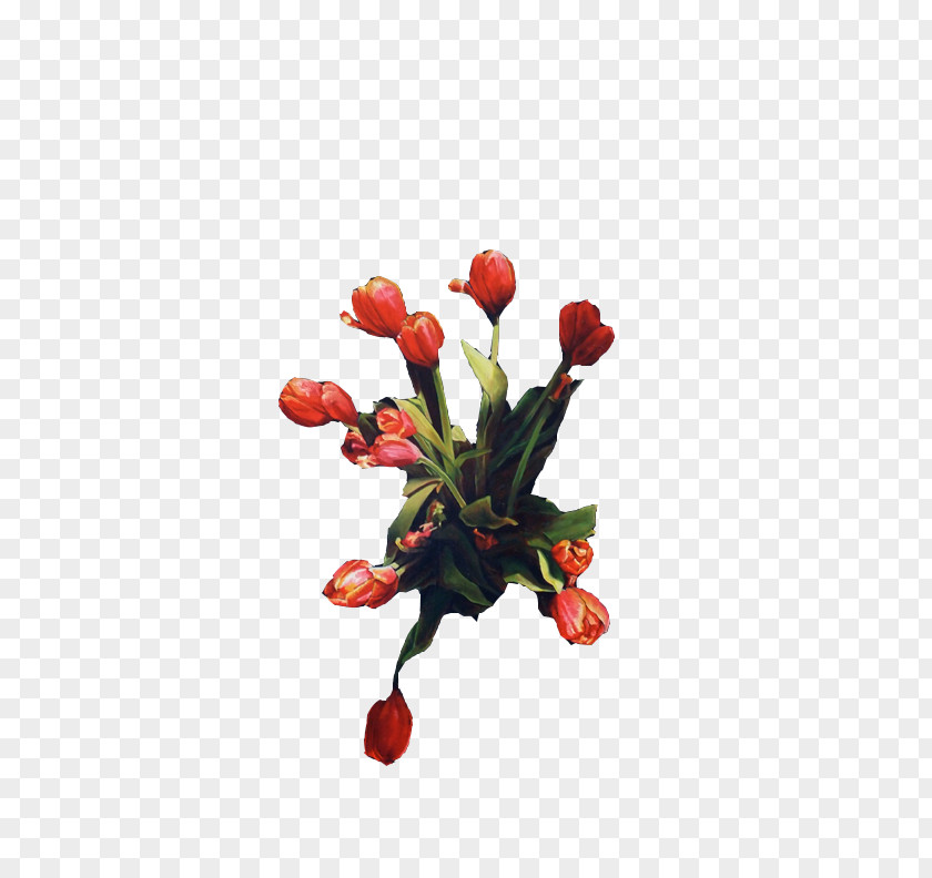 Tulip Flower Floral Design PNG