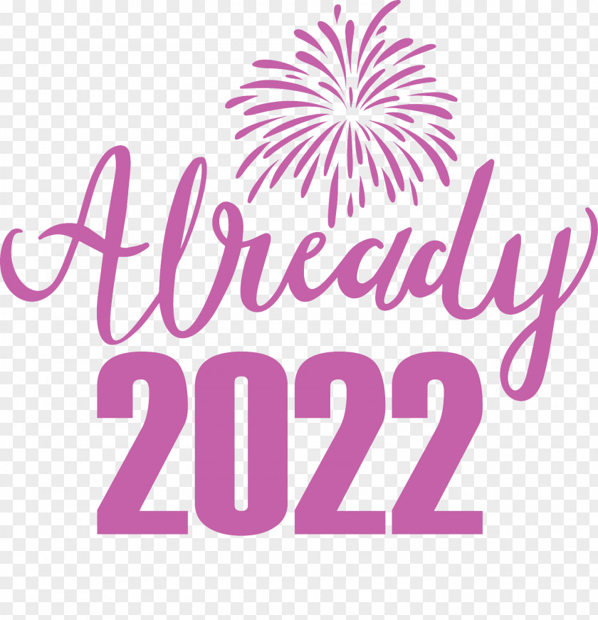 Already 2022 New Year PNG