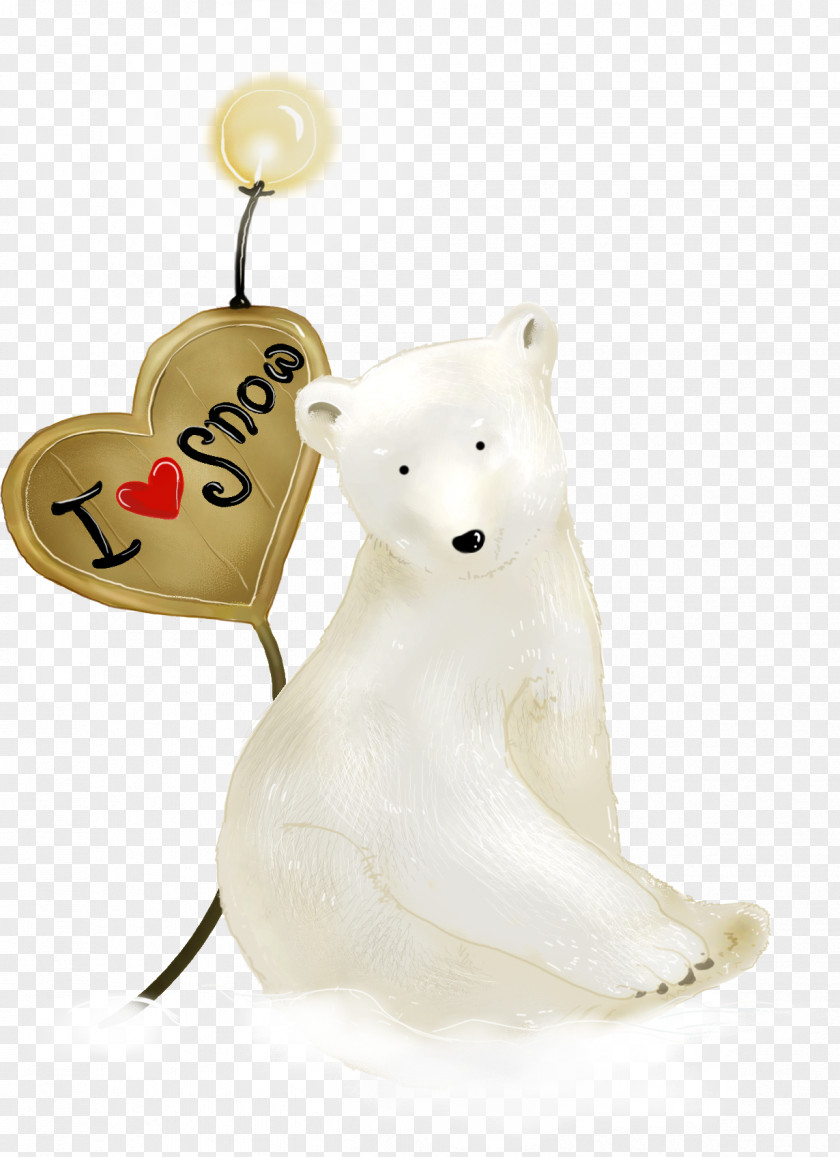 Cartoon Painted Polar Bear IPhone 5s 6S Download Wallpaper PNG