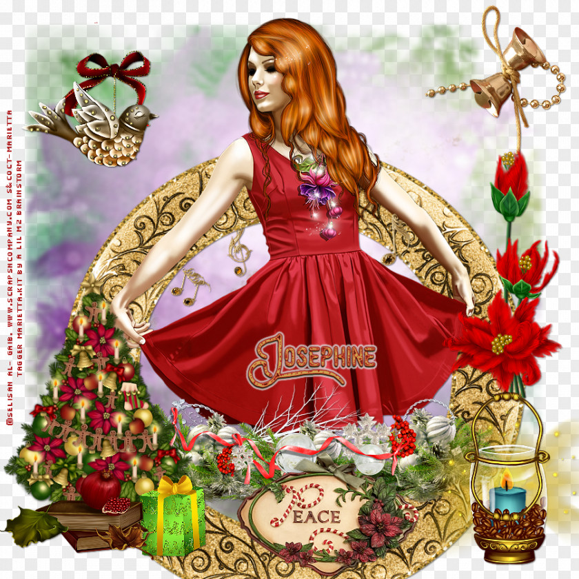 Christmas Ornament Costume Design Flower PNG