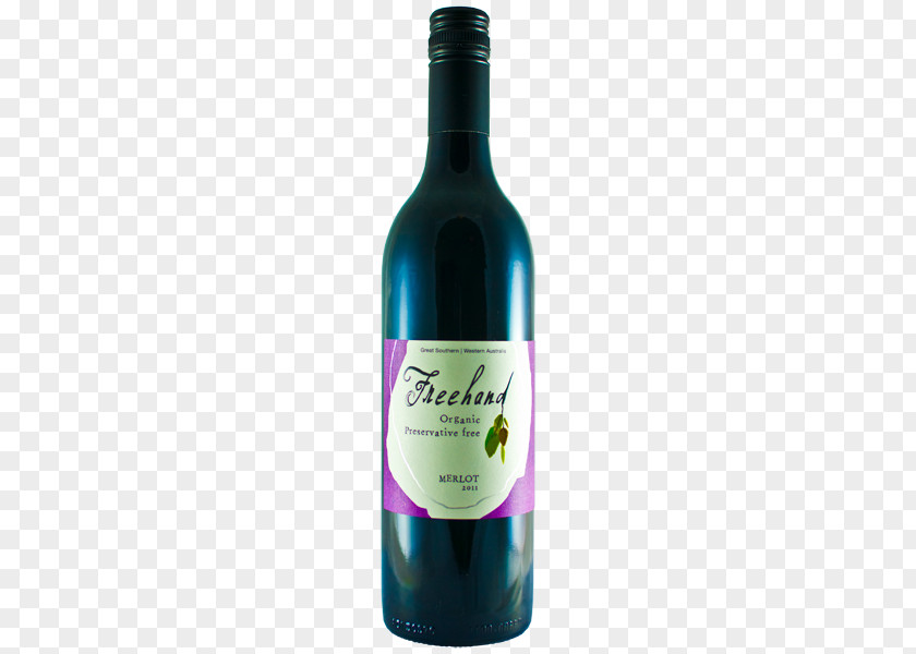 Freehand Wine Distilled Beverage Liqueur Alcoholic Drink Bottle PNG