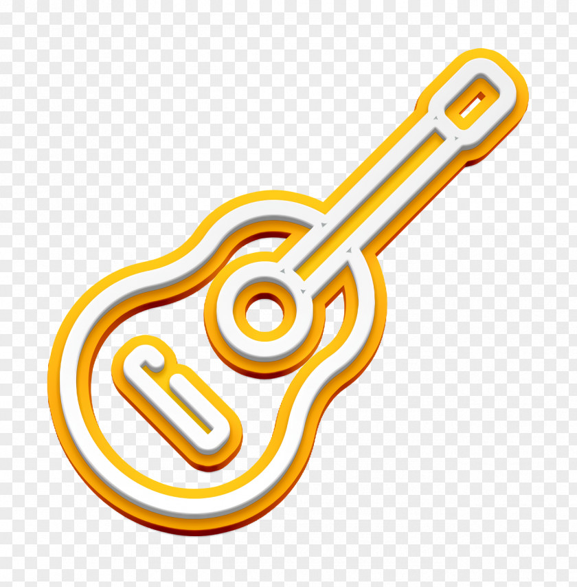 Linear Detailed Travel Elements Icon Guitar PNG