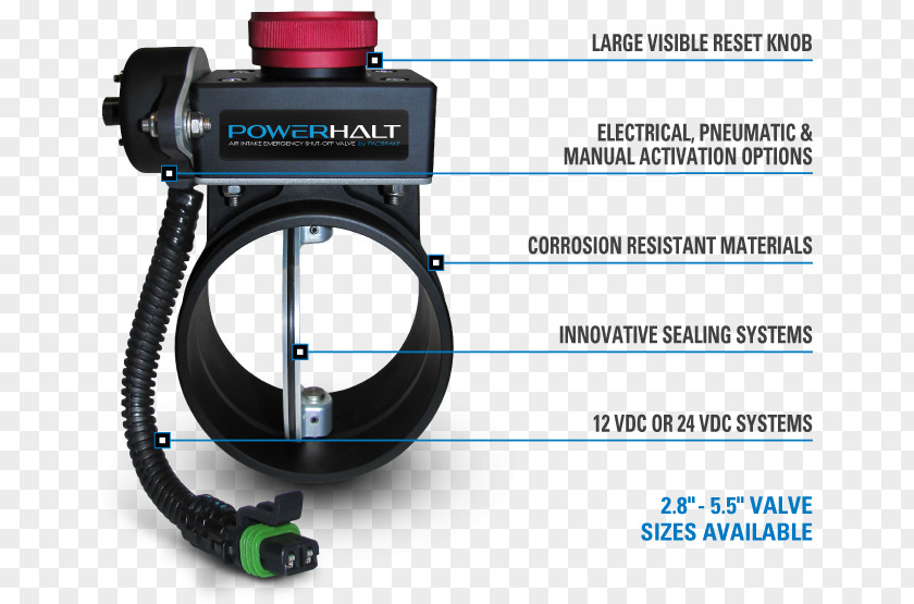 Parking Brake Safety Shutoff Valve Diesel Engine Runaway Shut Down PNG