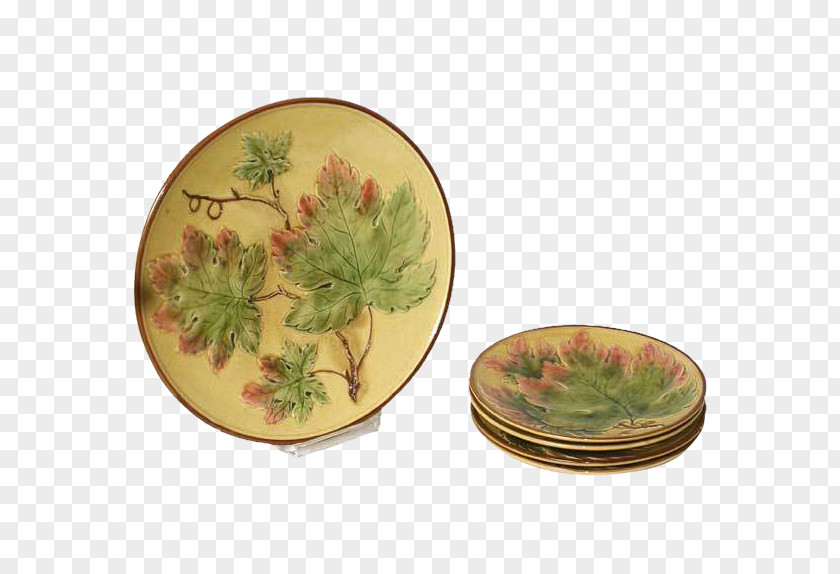 Plate Maiolica Porcelain Pottery Tableware PNG