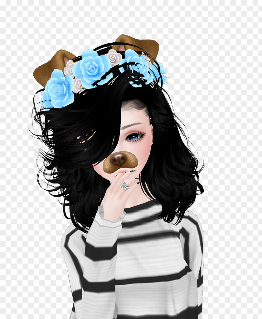 Social Media Drawing IMVU Avatar Woman PNG