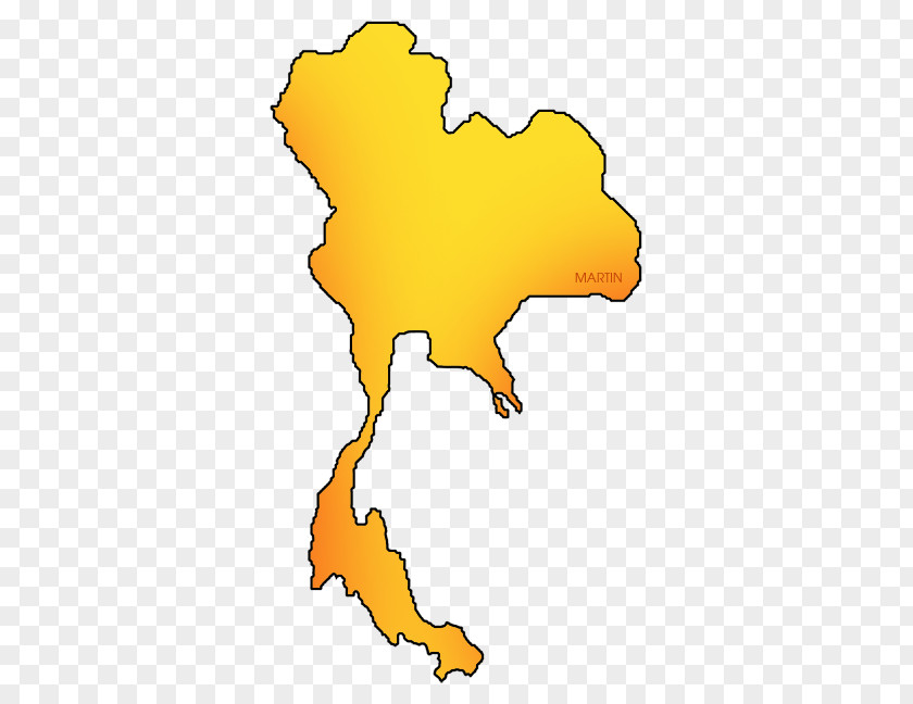 Thailand Map Clip Art PNG