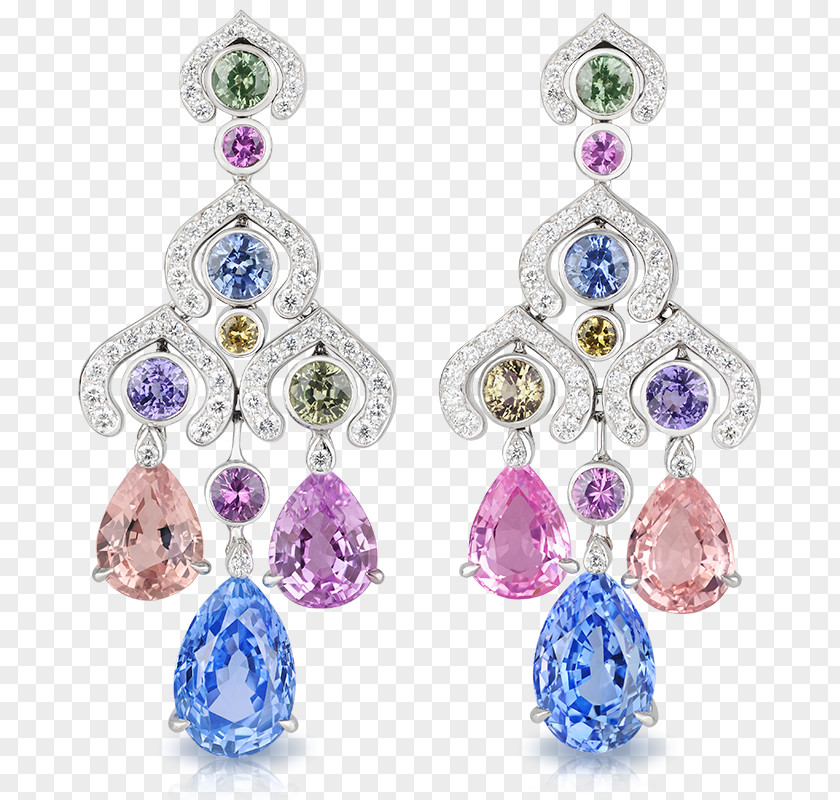 Chandelier Earrings Earring Jewellery Gemstone Ruby PNG
