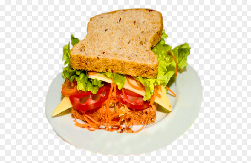 Junk Food Breakfast Sandwich Ham And Cheese BLT Fast PNG