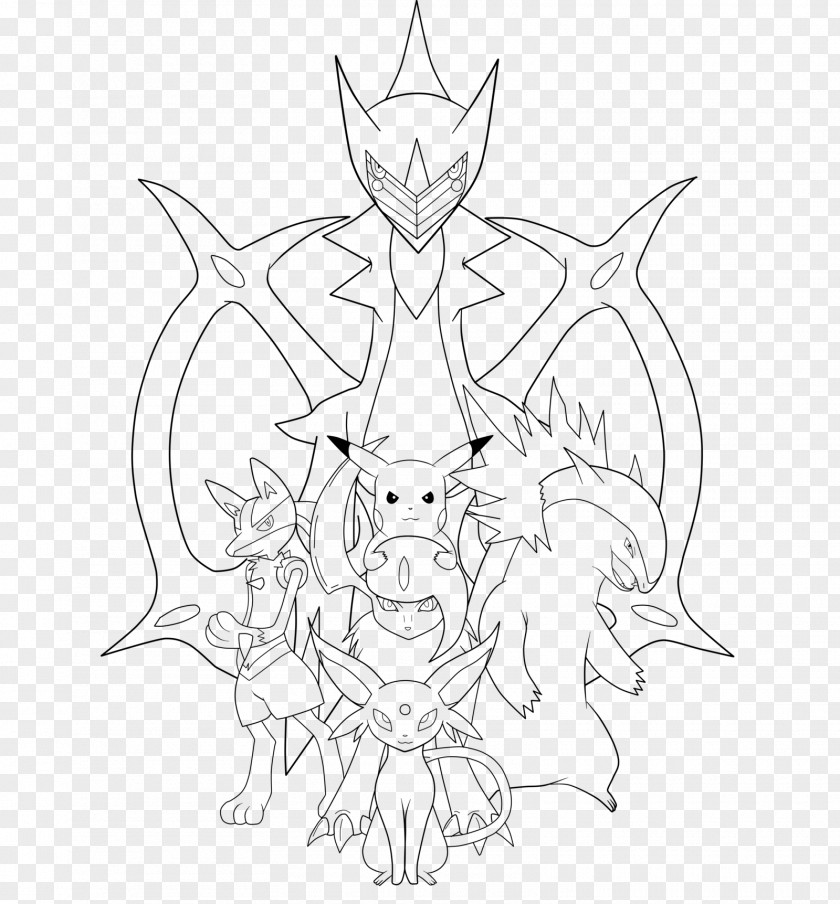 Krishna Line Art Drawing Pokémon Arceus Sketch PNG