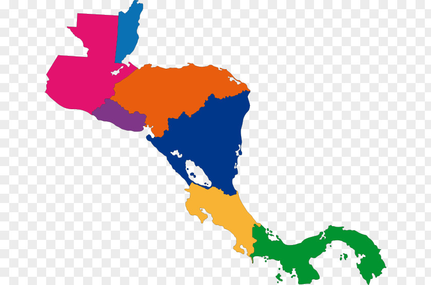 Map Central America Vector Royalty-free PNG