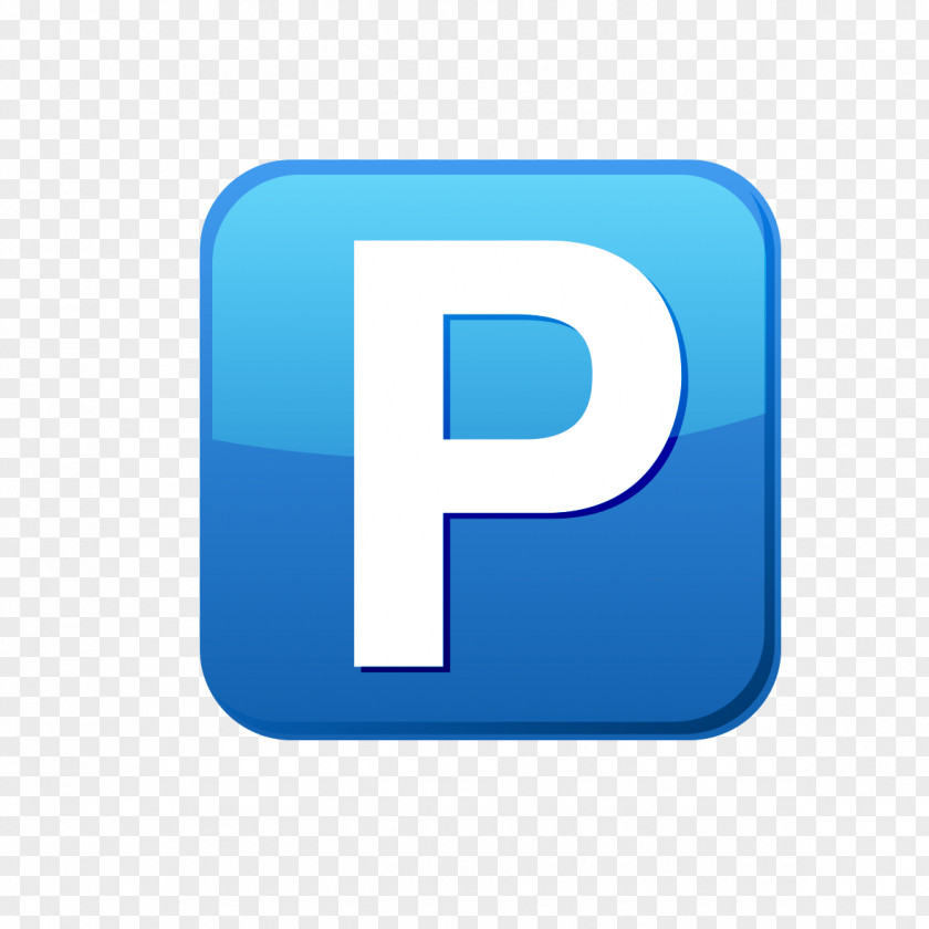 P Word Icon Design PNG