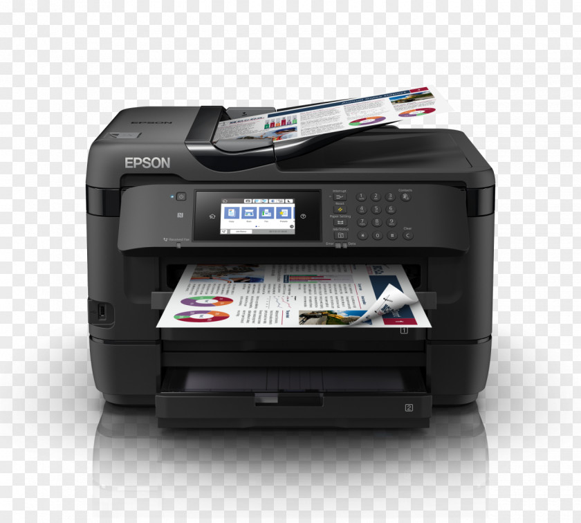 Printer Inkjet Printing Multi-function Epson WorkForce 7720 PNG