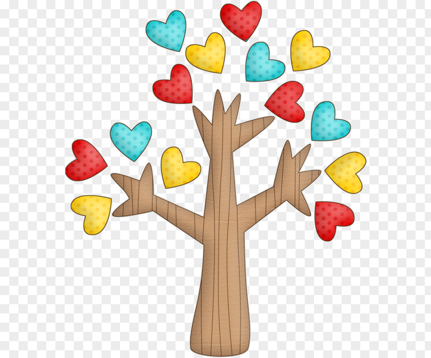 Tree Drawing Heart Clip Art PNG