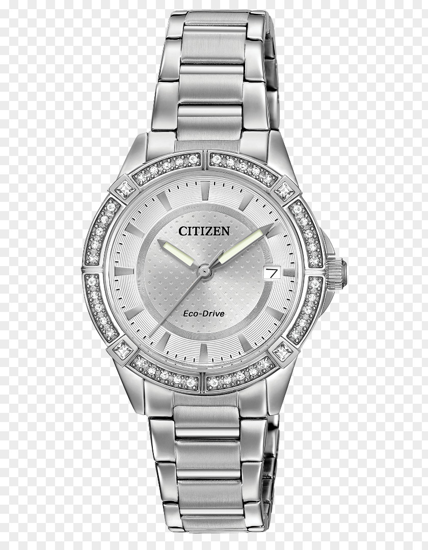 Watch Eco-Drive Citizen Holdings Silver Gold PNG