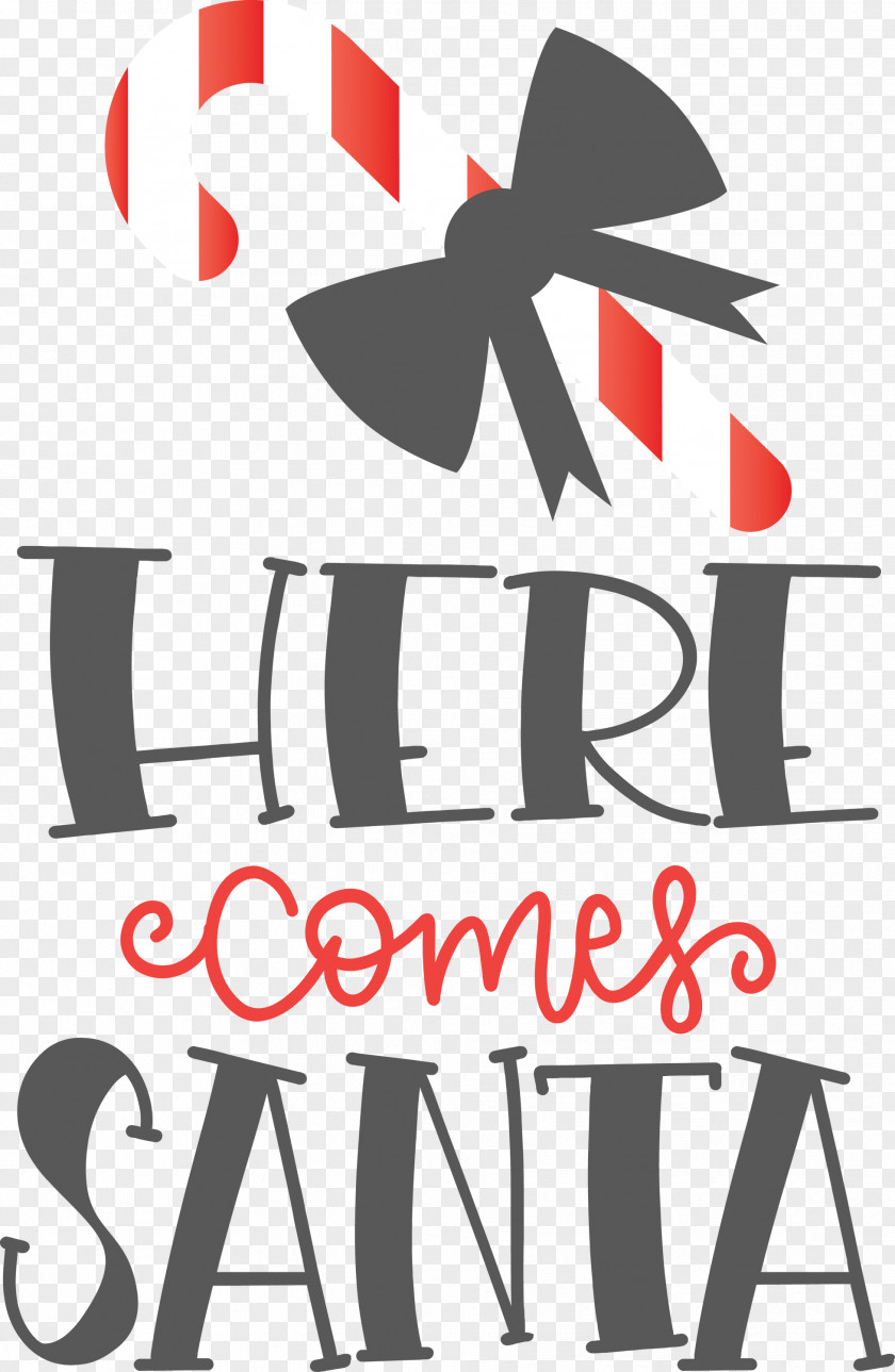 Here Comes Santa Christmas PNG