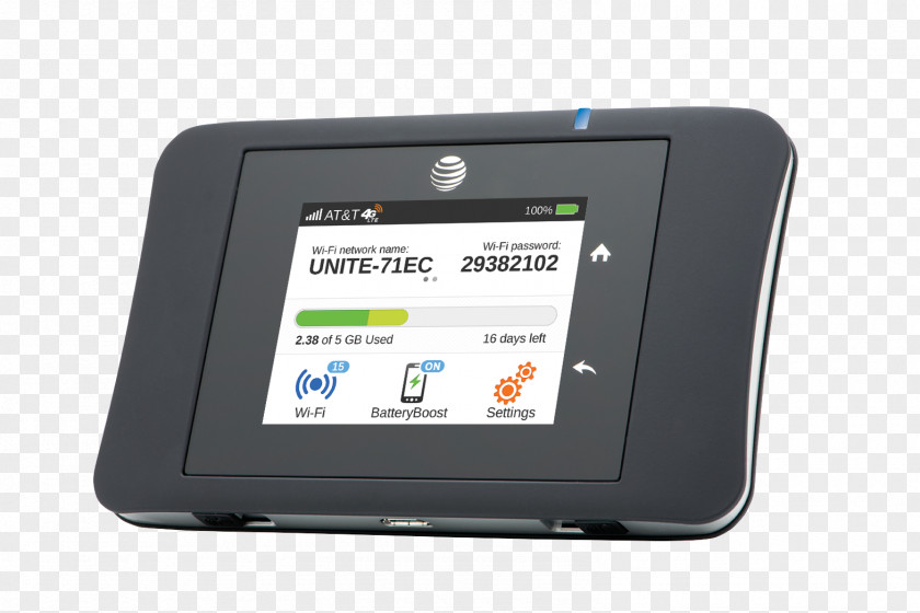Hotspot LTE MiFi Router Netgear AT&T Unite Pro PNG