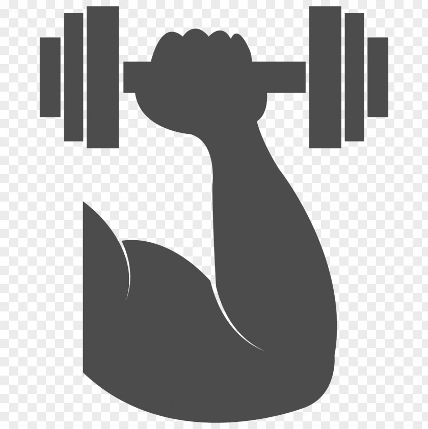 Logo Exercise Equipment Dumbbell Weights Arm PNG