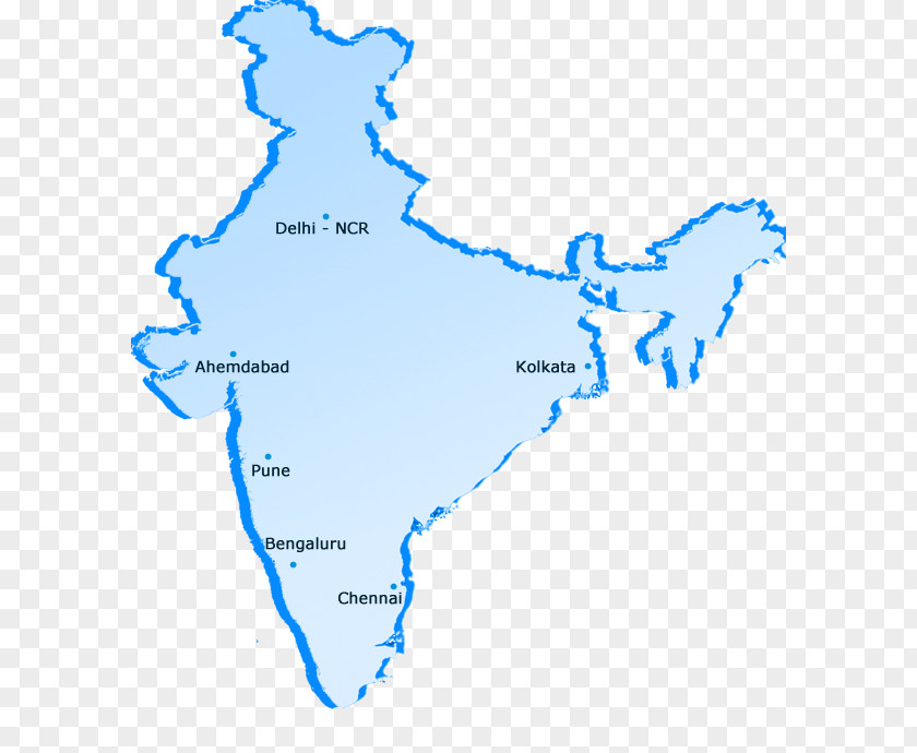 Map Image India PNG