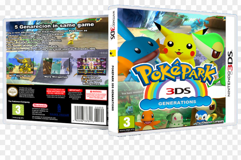 Nintendo PokéPark Wii: Pikachu's Adventure 2: Wonders Beyond Video Game Consoles Wii U Pokémon Rumble PNG