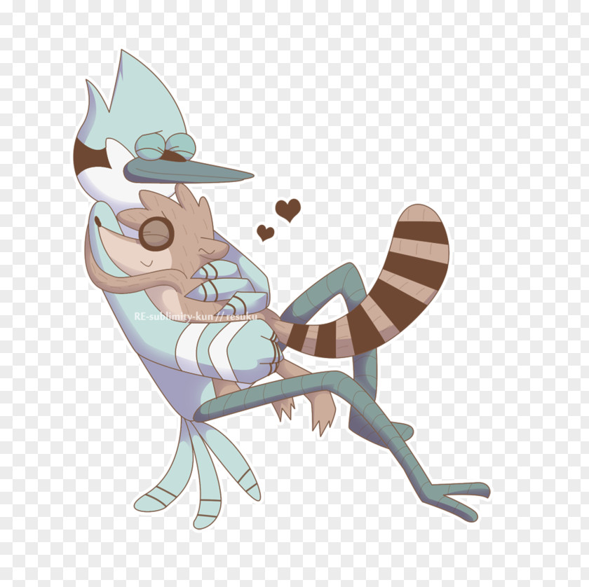 Regular Show Mordecai And Rigby Skips Cartoon Network PNG